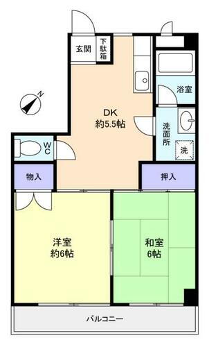 千葉県千葉市花見川区幕張町５丁目 検見川駅 2DK マンション 賃貸物件詳細