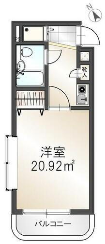 埼玉県所沢市小手指町２丁目 小手指駅 1K マンション 賃貸物件詳細