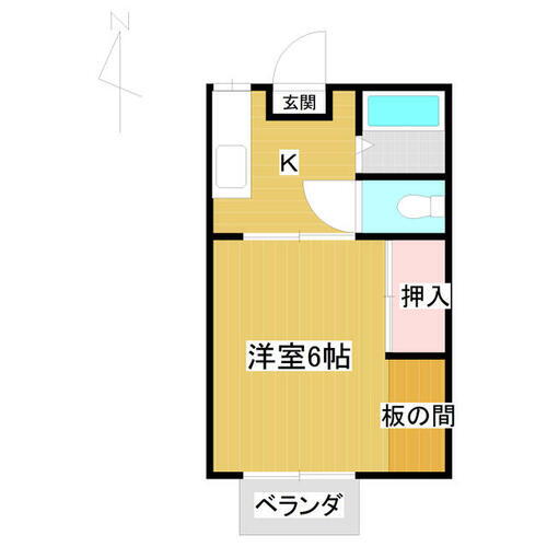 宮城県仙台市宮城野区高砂１丁目 陸前高砂駅 1K アパート 賃貸物件詳細