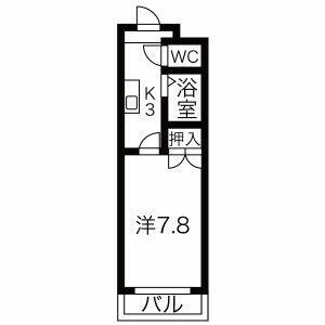 ルミエール六番町 4階 1K 賃貸物件詳細