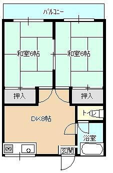 長崎県佐世保市花高３丁目 早岐駅 2DK アパート 賃貸物件詳細