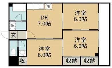 鹿児島県鹿児島市中央町 鹿児島中央駅 3DK マンション 賃貸物件詳細