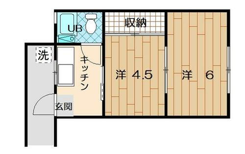 東京都北区堀船３丁目 荒川車庫前駅 2K アパート 賃貸物件詳細