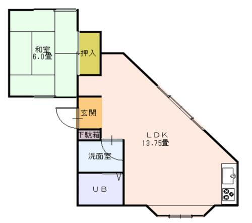 静岡県下田市河内 蓮台寺駅 1LDK アパート 賃貸物件詳細