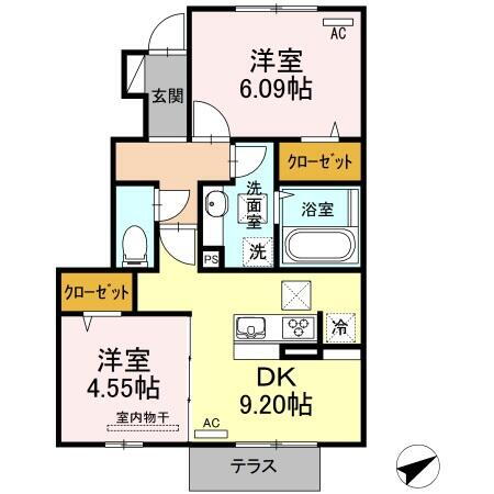 長崎県大村市木場１丁目 岩松駅 2DK アパート 賃貸物件詳細