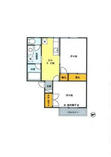 秋田県秋田市土崎港相染町字大谷地 上飯島駅 2DK アパート 賃貸物件詳細