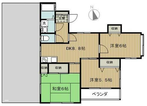 東京都江戸川区松江６丁目 船堀駅 3DK アパート 賃貸物件詳細