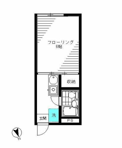 東京都日野市多摩平６丁目 日野駅 1K アパート 賃貸物件詳細