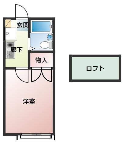 兵庫県尼崎市稲葉荘１丁目 甲子園口駅 1K アパート 賃貸物件詳細