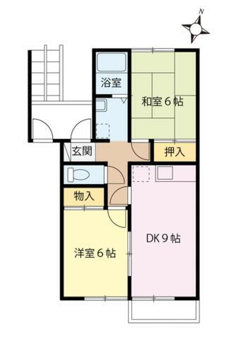東京都昭島市美堀町２丁目 賃貸アパート