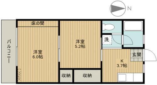 静岡県掛川市緑ケ丘１丁目 掛川駅 2K マンション 賃貸物件詳細