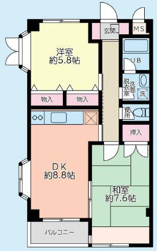神奈川県秦野市平沢 秦野駅 2DK マンション 賃貸物件詳細