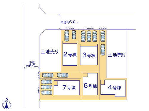 リナージュＬ　豊橋多米中町２丁目２４－１期６号棟 2階建
