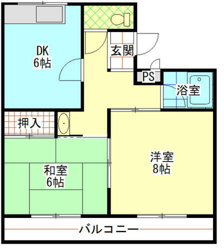 和歌山県和歌山市神前 神前駅 2DK マンション 賃貸物件詳細