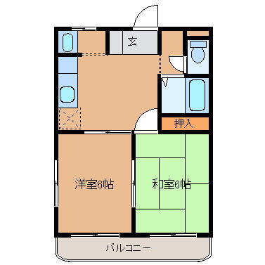 新潟県新潟市東区江南３丁目 越後石山駅 2DK マンション 賃貸物件詳細