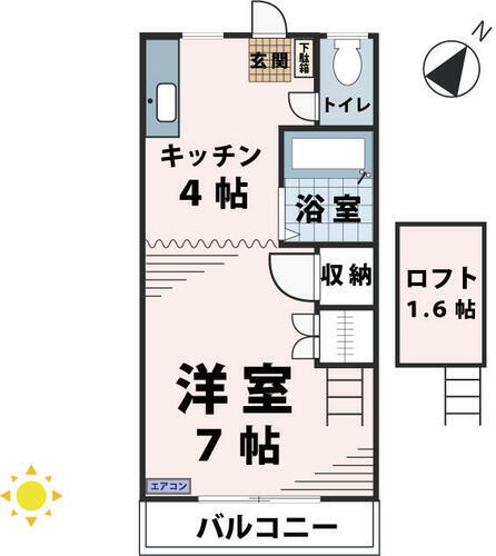 埼玉県川越市大字小堤 鶴ヶ島駅 1DK アパート 賃貸物件詳細