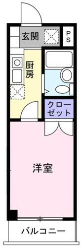 埼玉県坂戸市千代田３丁目 若葉駅 1K マンション 賃貸物件詳細