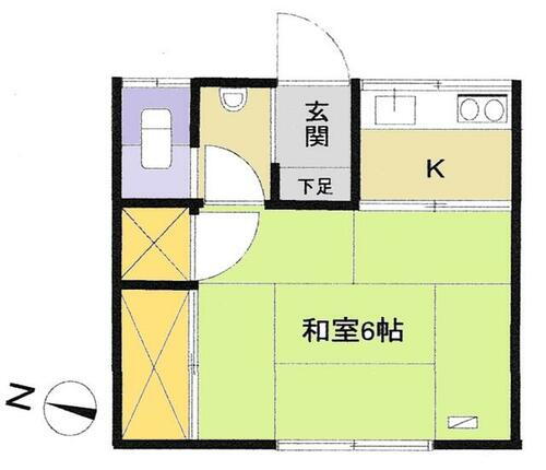 東京都大田区田園調布１丁目 雪が谷大塚駅 1K アパート 賃貸物件詳細