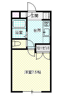 熊本県八代市高下西町 肥後高田駅 1K アパート 賃貸物件詳細