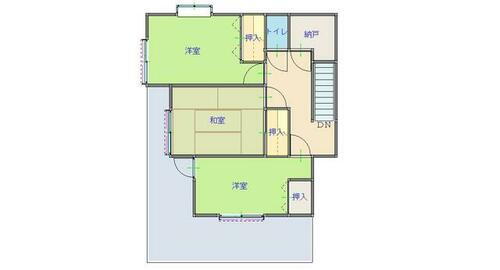 神奈川県平塚市御殿３丁目 2階建