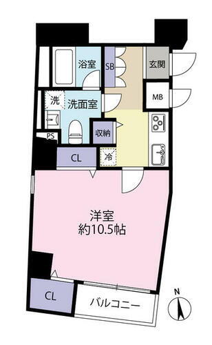 東京都新宿区原町１丁目 牛込柳町駅 1K マンション 賃貸物件詳細