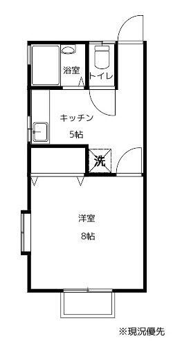 福島県郡山市大槻町字原田前 1K アパート 賃貸物件詳細