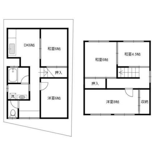 京都府京都市伏見区深草善導寺町 築34年5ヶ月 2階建