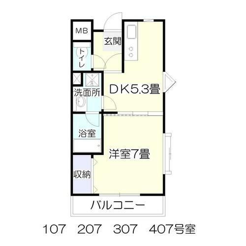 宮城県仙台市宮城野区田子１丁目 福田町駅 1DK マンション 賃貸物件詳細