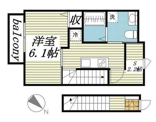 宮城県仙台市青葉区小松島２丁目 東照宮駅 1K アパート 賃貸物件詳細