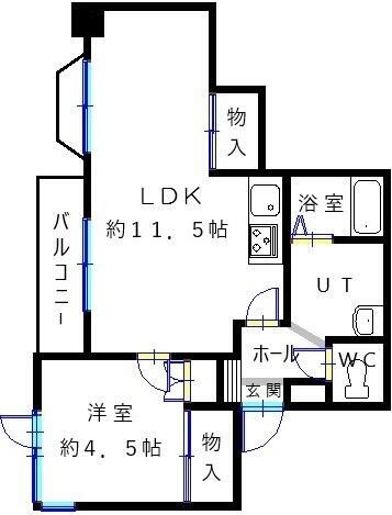 北海道札幌市北区新琴似六条１丁目 麻生駅 1LDK マンション 賃貸物件詳細
