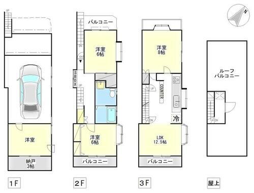 埼玉県蕨市中央５丁目 蕨駅 4LDK 一戸建て 賃貸物件詳細