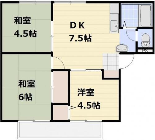 埼玉県北足立郡伊奈町本町２丁目 志久駅 3DK アパート 賃貸物件詳細