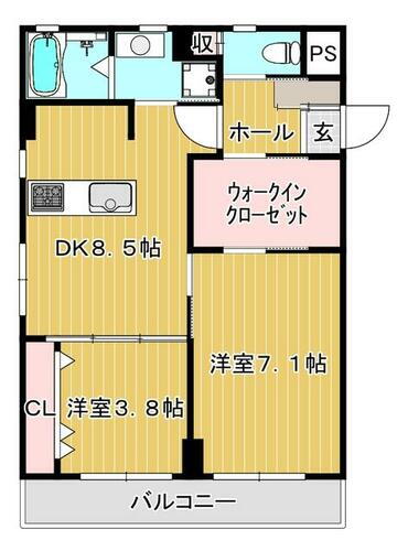 東京都板橋区大谷口上町 中板橋駅 2DK マンション 賃貸物件詳細