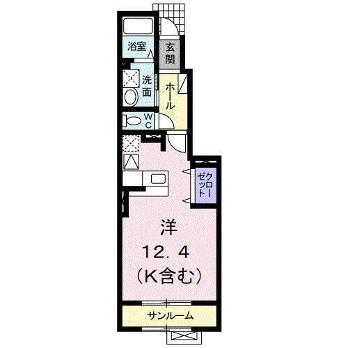 秋田県秋田市広面字蓮沼 秋田駅 ワンルーム アパート 賃貸物件詳細
