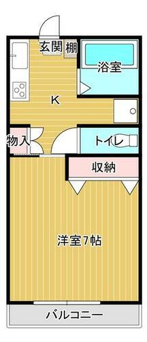 熊本県熊本市中央区九品寺５丁目 交通局前駅 1K アパート 賃貸物件詳細