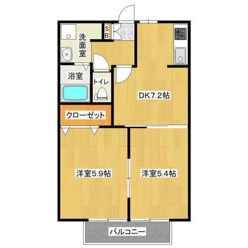 宮城県仙台市宮城野区新田４丁目 小鶴新田駅 2DK アパート 賃貸物件詳細