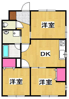 埼玉県越谷市蒲生茜町 蒲生駅 3DK マンション 賃貸物件詳細