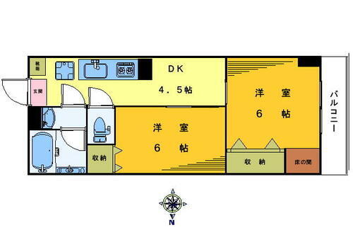 東京都新宿区高田馬場３丁目 下落合駅 2DK マンション 賃貸物件詳細