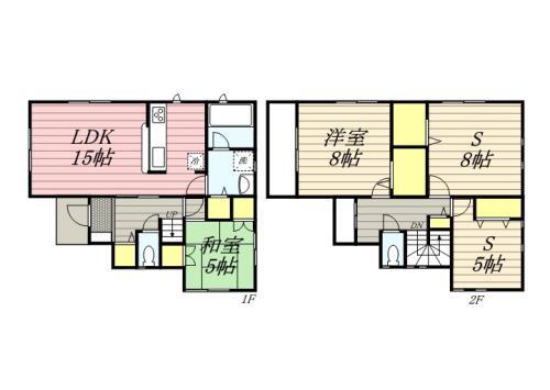クレイドルガーデン横浜市金沢区六浦南第１０　８号棟 4LDK 賃貸物件詳細