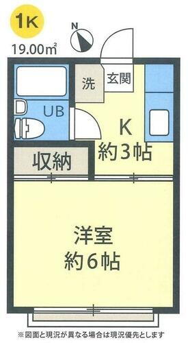 神奈川県横浜市神奈川区三ツ沢南町 三ツ沢上町駅 1K アパート 賃貸物件詳細