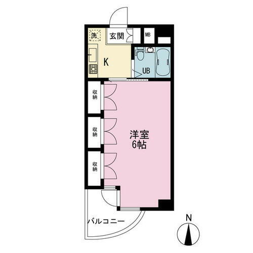 神奈川県横浜市保土ケ谷区保土ケ谷町２丁目 保土ケ谷駅 1K マンション 賃貸物件詳細