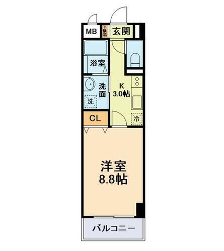 熊本県熊本市中央区本荘６丁目 南熊本駅 1K マンション 賃貸物件詳細