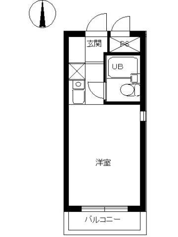 神奈川県相模原市緑区相原２丁目 橋本駅 1K マンション 賃貸物件詳細