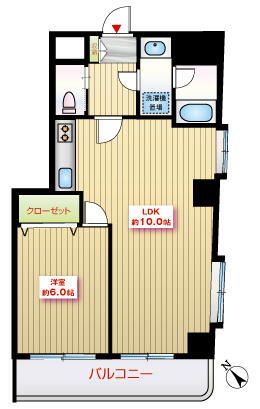東京都豊島区上池袋２丁目 池袋駅 1LDK マンション 賃貸物件詳細