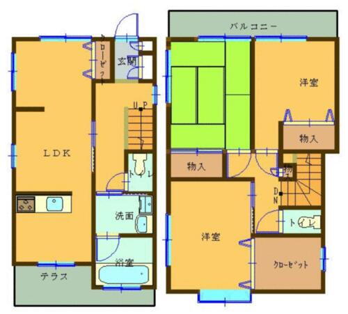 東京都立川市羽衣町３丁目 2階建 築24年