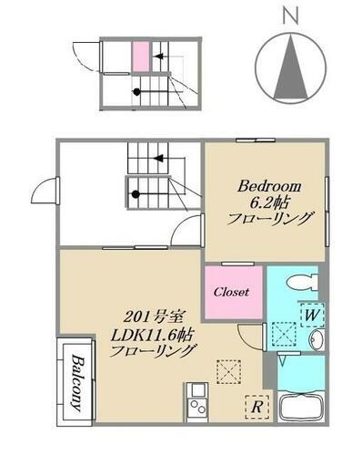 東京都杉並区高井戸西３丁目 富士見ヶ丘駅 1LDK アパート 賃貸物件詳細