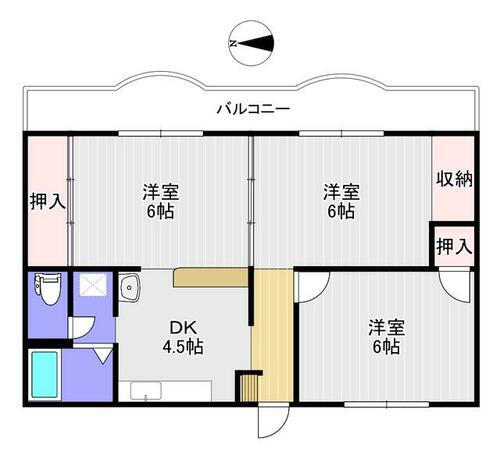 熊本県八代市麦島西町 八代駅 3DK マンション 賃貸物件詳細