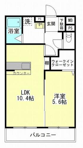 茨城県神栖市大野原６丁目 1LDK マンション 賃貸物件詳細