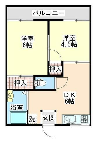鹿児島県鹿児島市千年１丁目 2DK アパート 賃貸物件詳細