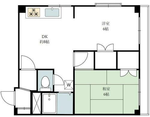 東京都品川区大崎５丁目 大崎広小路駅 2DK マンション 賃貸物件詳細